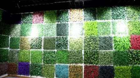 ホット人工プラスチック笹の葉の生け垣の卸売