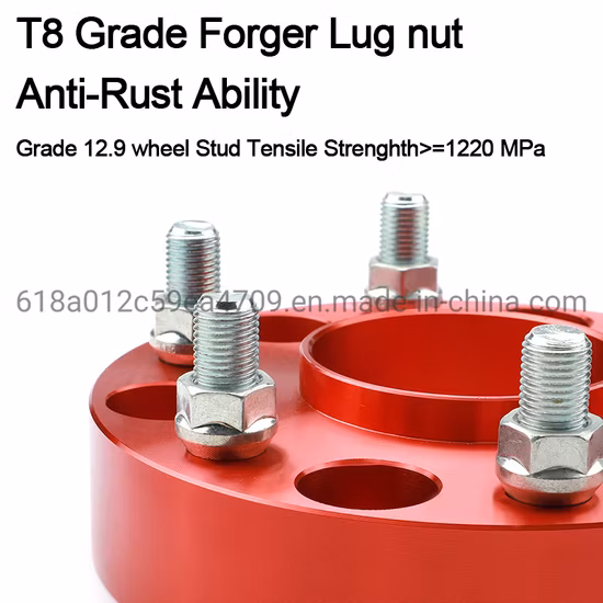 1.5 インチアルミ合金ハブセントリック車のホイールスペーサー 6X5.5-6X5.5 CB 106 ミリメートル M12X1.5 6X139.7